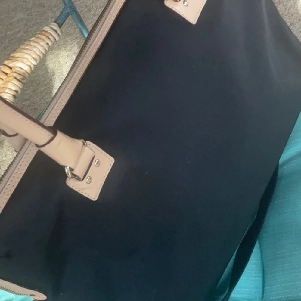 Kate spade nylon w leather trim laptop bag